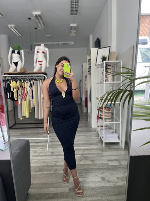 Vestido abalorio