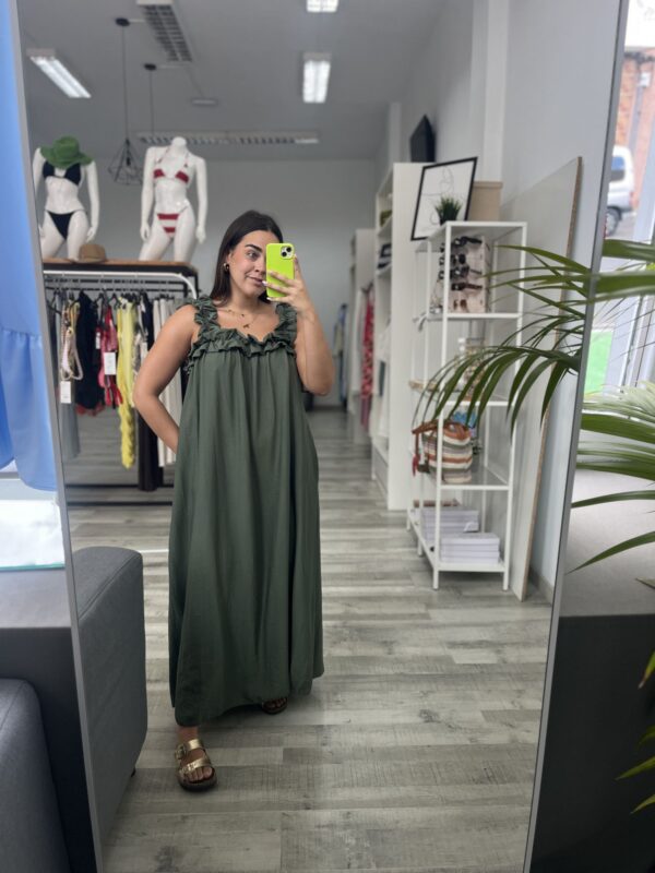 Vestido asilla abullonada