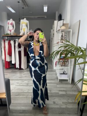 Conjunto azul falda