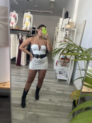 Falda lentejuela
