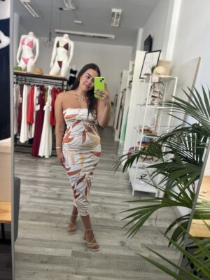 Vestido hojas