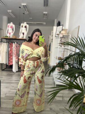 Conjunto lino estampados