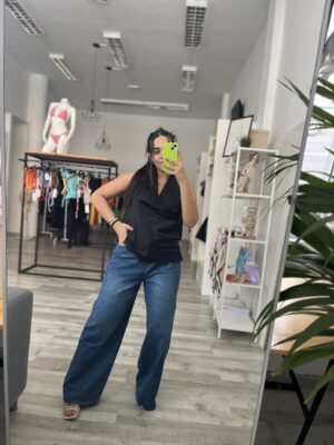 Pantalón vaquero ancho