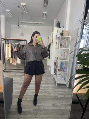 Falda tablas plisada