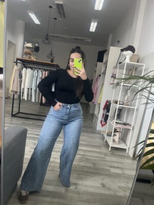 Pantalon ballon ancho