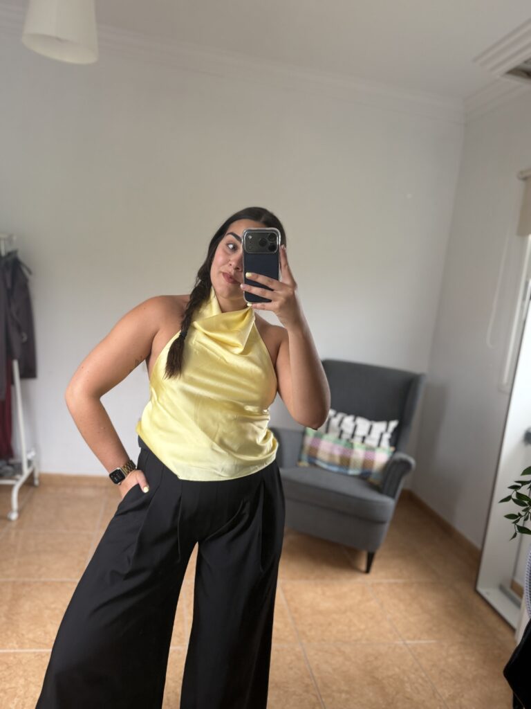Top satinado