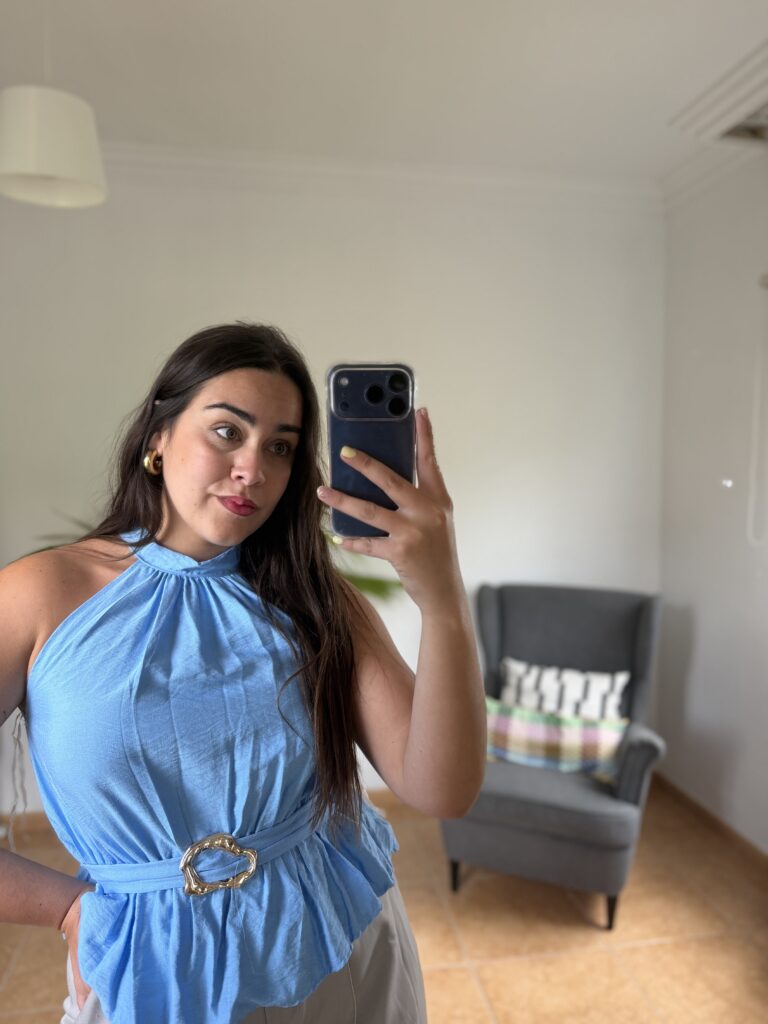 Top halter arandela